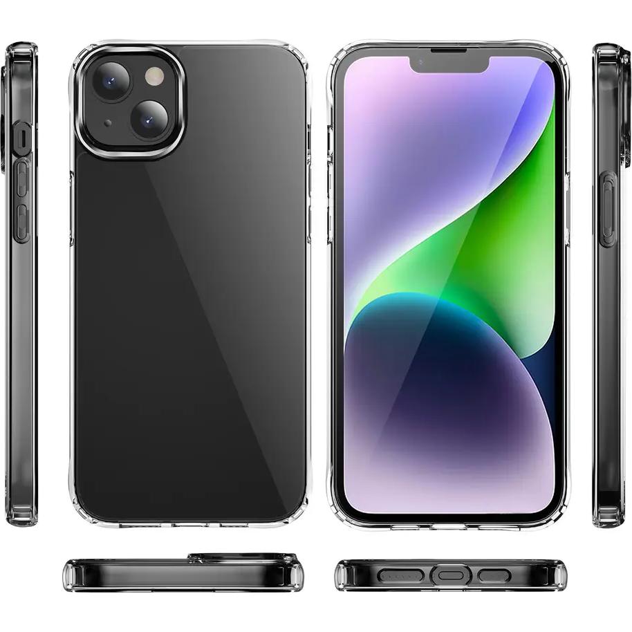 cyoo Silikon Hlle iPhone 15 transparent, Weiteres Smartphone Zubehör, Transparent