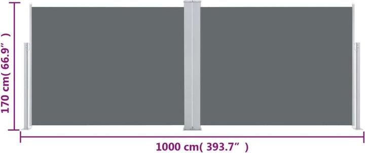 Image du produit vidaXL Auvent latéral (6 m)