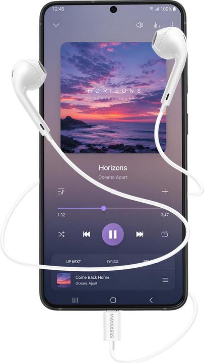 Produktbild Mayaxess USB-C Kopfhörer Galaxy S21 Fe Kabelgebunden (Kabelgebunden)