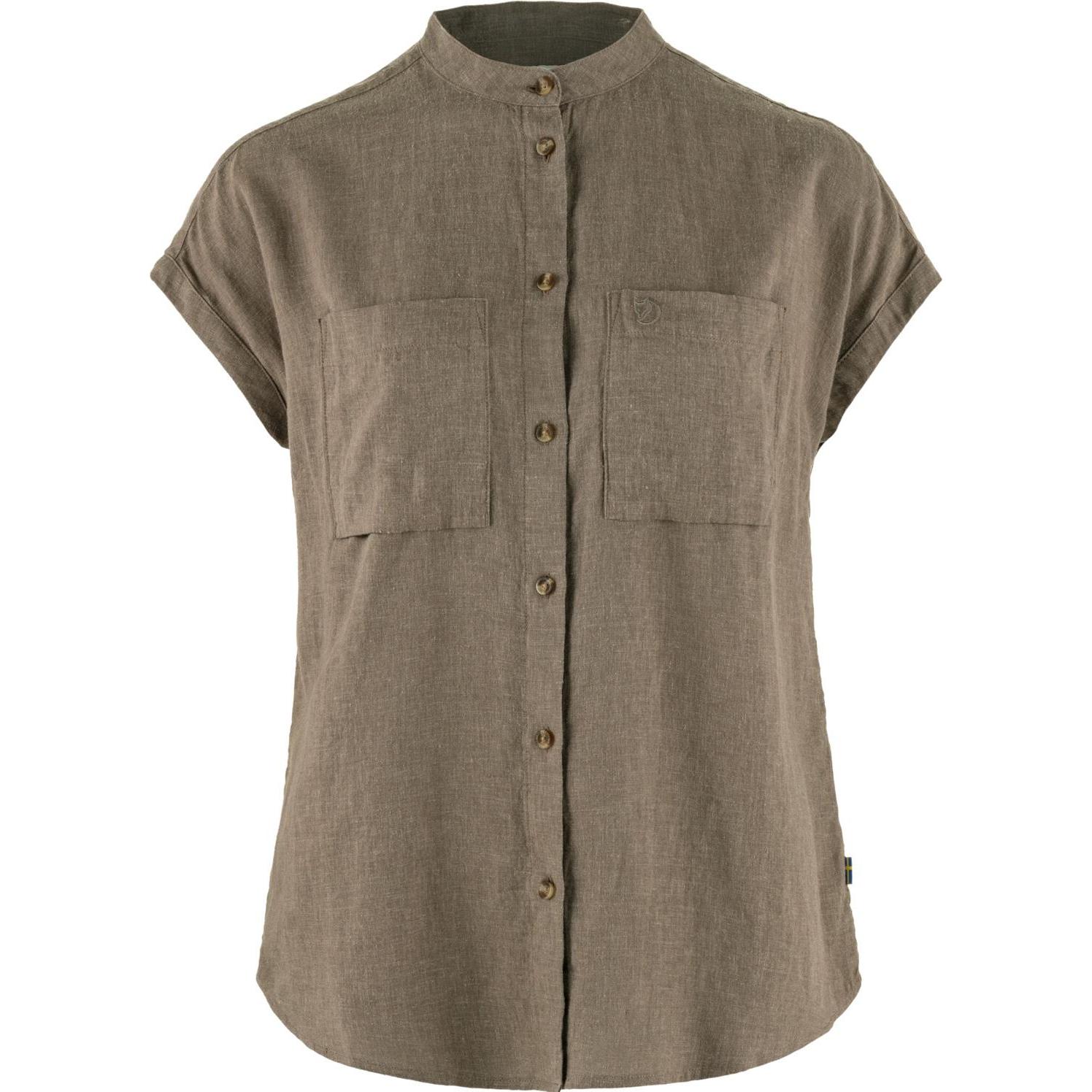 Fjällräven, Damen, Hemd, Women's Övik Hemp Shirt S/S, Braun, (XS)