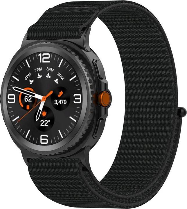 Produktbild Cover-Discount Samsung Galaxy Watch 8 - Nylon Stoff Band flexibel mit Klett (Nylon)