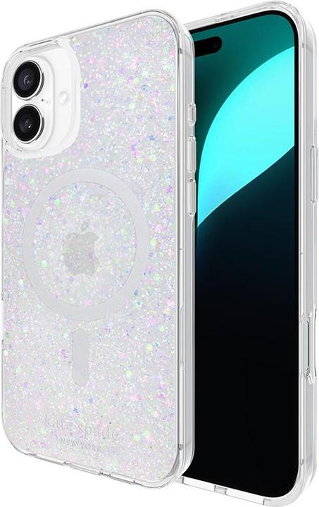Kate Spade Protective MagSafe - Étui pour iPhone 16 Plus (paillettes encombrantes) (Apple iPhone 16 Plus)