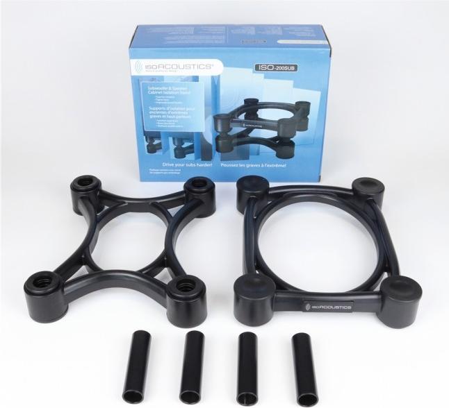 Image du produit Isoacoustics ISO-200Sub isolatie statief voor subwoofer (isolation statique pour caisson de basses) (1 pièce, Support, Non mobile)