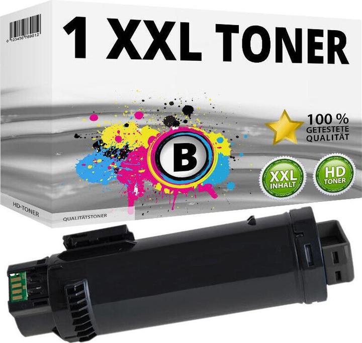 Actual product image Druckfuxx 1x XXL TONER N7DWF für DELL H625 CDW H825 H825 CDW S2825 CDN KARTUSCHE