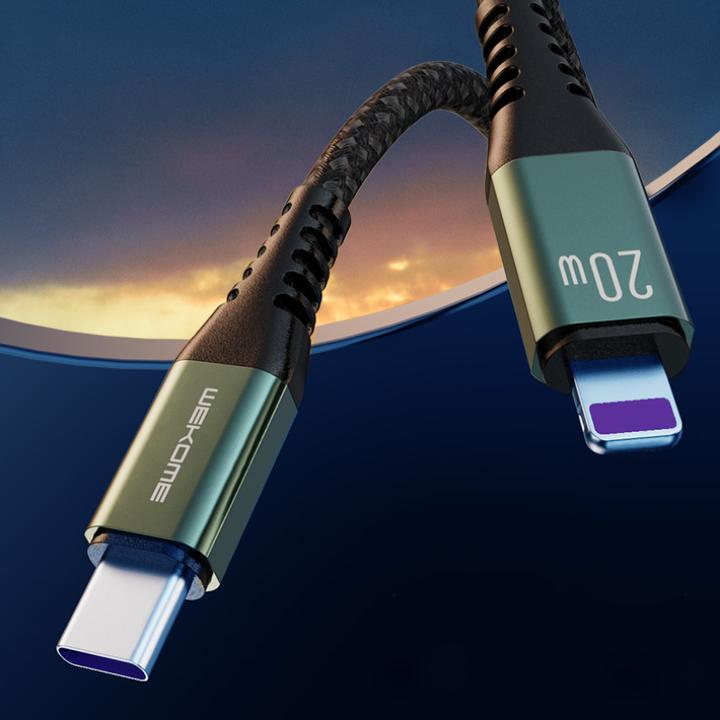 Image du produit Wekome Câble 3en1 USB-A Raython Rapide (1.20 m, 20 W)
