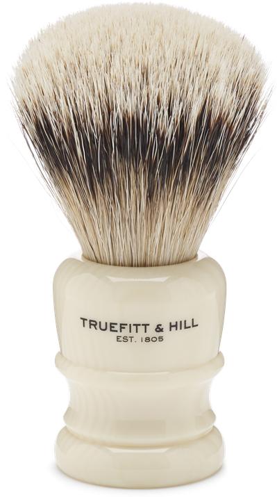 Actual product image Truefitt & Hill Shaving brush silver point Wellington Faux Ivory (Shaving brush)