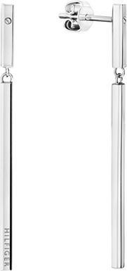 Tommy Hilfiger - Linear steel dangling earrings 2780954 (Edelstahl)