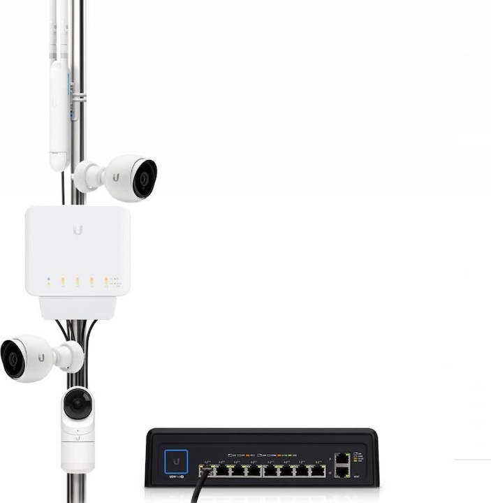 Productafbeelding Ubiquiti UnifiFlex: Outdoor 5Port PoE Switch (5 Havens)
