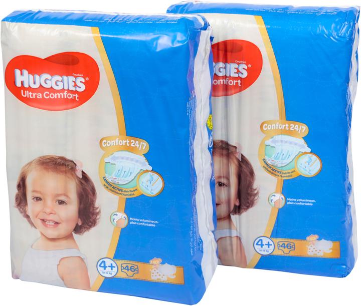 Huggies Ultra Comfort Jumbo size 4+ (Size 4, Half month box, 92 Piece)