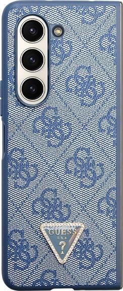 Actual product image Guess 4G Triangle Case Metal Logo for F946B Samsung Galaxy Z Fold5 - blue (Samsung Galaxy Z Fold5)