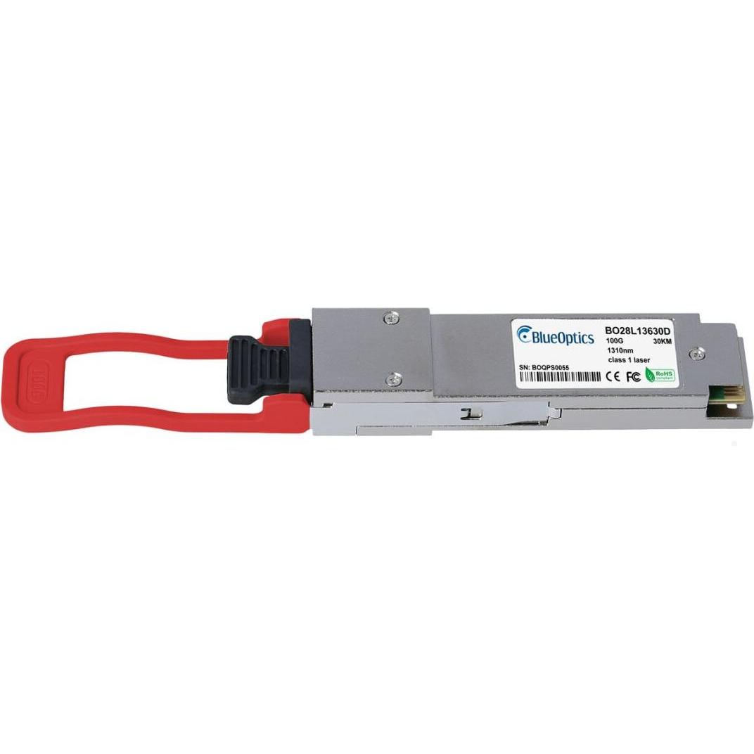 BlueOptics Pure Storage QSFP28-100G-ER4L kompatibler QSFP28 BO28L13630D, Transceiver, Silber