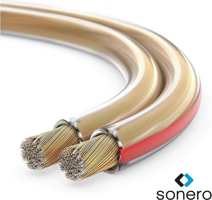 Produktbild Sonero Lautsprecherkabel 2,50mm² CCA 100 m (100 m, 2.50 mm²)