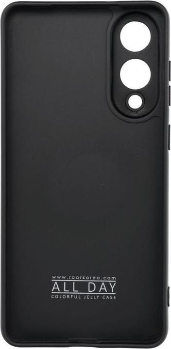 Actual product image Roar Back panel cover case COLORFUL JELLY for SAMSUNG S25 Edge black (Samsung Galaxy S25 Edge)