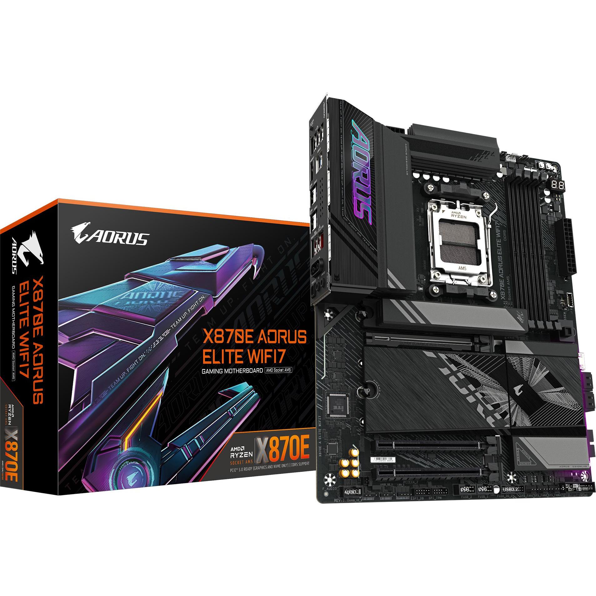 Gigabyte X870E AORUS ELITE WIFI7 (AM5, AMD X870E, ATX), Mainboard