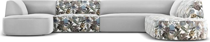 Garden Light Blue Pattern, Light grey