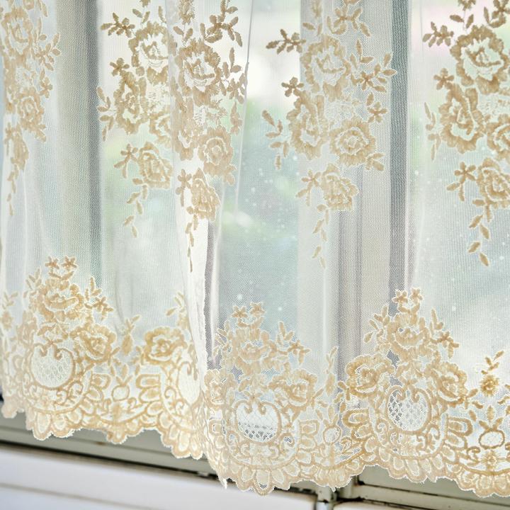 Produktbild Loberon Scheibengardine Velarion creme (85 x 140 cm)