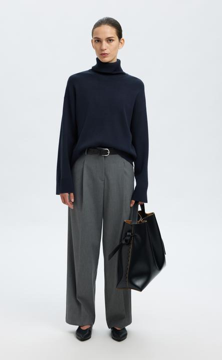 Produktbild Selected Slfkamma Ls Knit Roll Neck Noos (M)