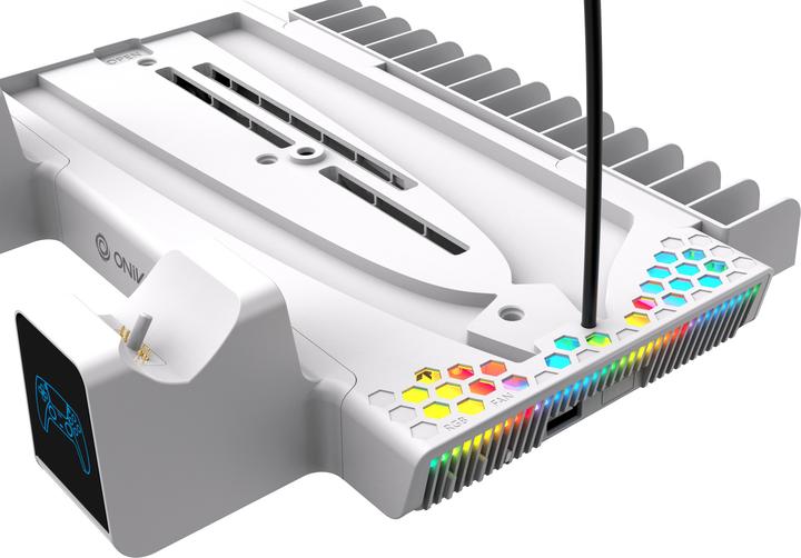 Actual product image Oniverse Nexus 5 Multifunctionele Standaard (PS5/ PS5 Slim) Wit (ONICSMLT-PS5-WHT) (PS5)