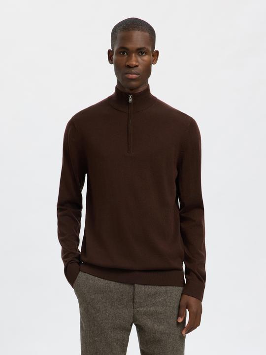 Immagine prodotto Selected Homme Maglia con mezza zip in 100% lana merino (M)