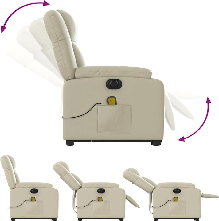 Image du produit vidaXL Massagesessel mit Aufstehhilfe