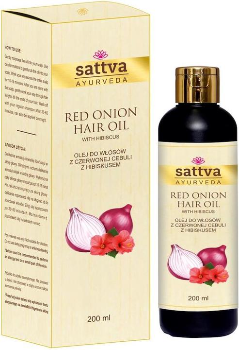 Image du produit Sattva Ayurveda Huile capillaire à l'oignon rouge Sattva 200Ml (200 ml)
