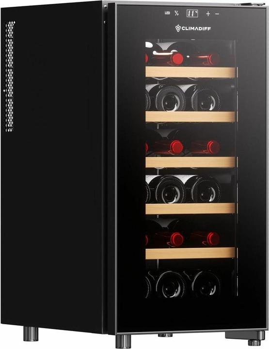 Produktbild Climadiff Weinkühlschrank CUVEE18 Freistehend, 1 Zone, 18 Flaschen