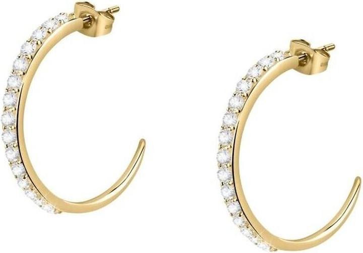 Produktbild Morellato Shiny gold-plated round earrings Poetica SAUZ32 (L)