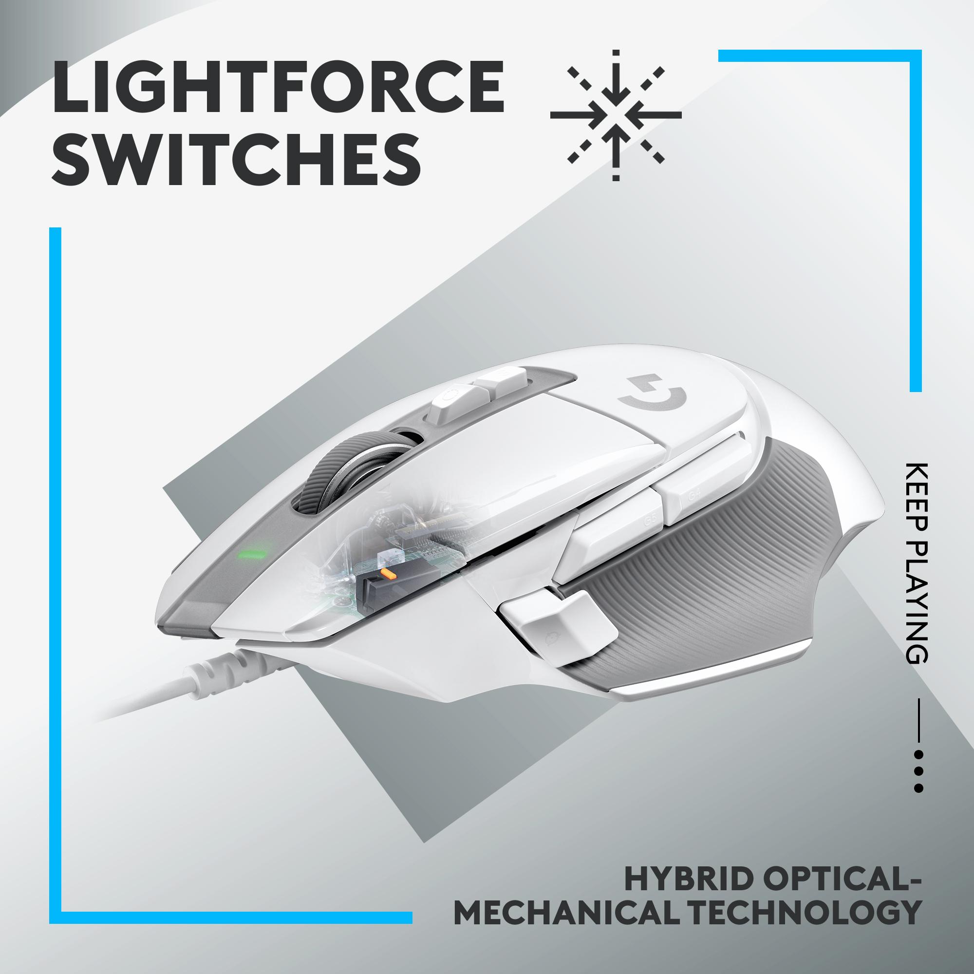 Thumbnail - Logitech G G502 X (Kabelgebunden), Maus, Weiss