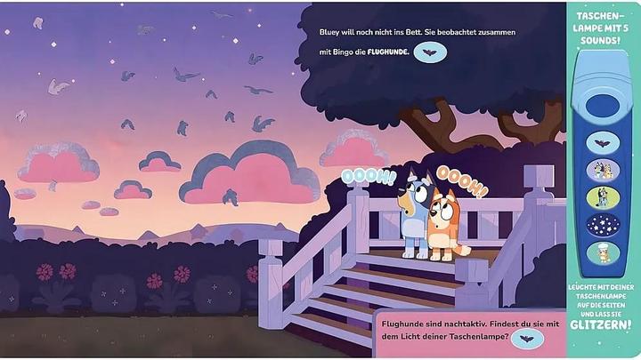 Actual product image Bluey Taschenlampen-Soundbuch