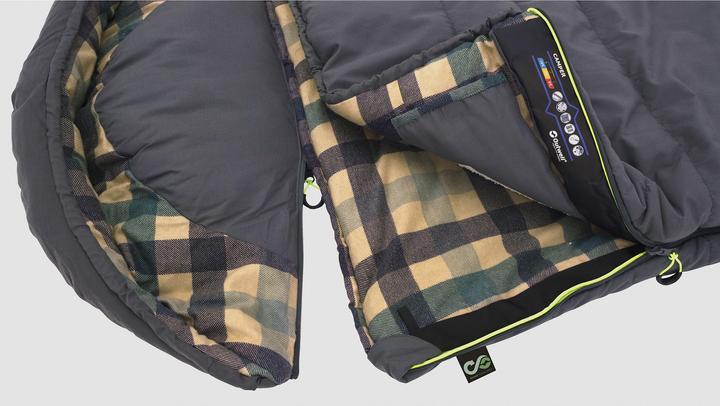 Produktbild Outwell Camper Sleeping Bag, Left zipper, Grey (235 cm)
