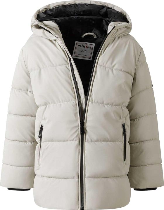 Actual product image Minoti Boys Patch PU Zip Pocket Padded Jacket (116)
