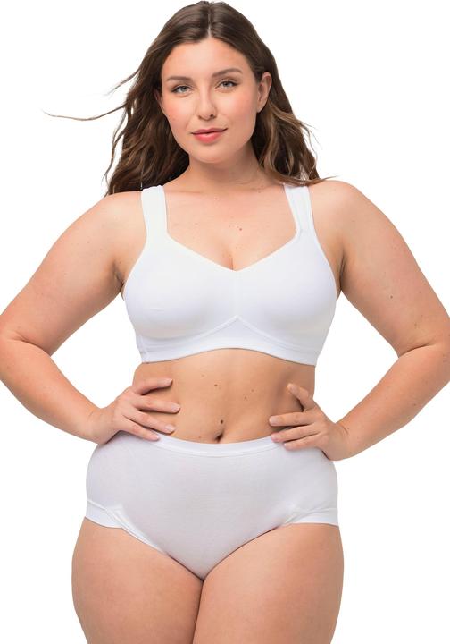 Immagine prodotto Ulla Popken Reggiseni di microfibra in confezione doppia con coppe preformate e senza ferretto (Confezione da 2, 105 E)