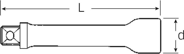 Produktbild Stahlwille SteckschlüsselVerlängerung Antrieb (3/8")