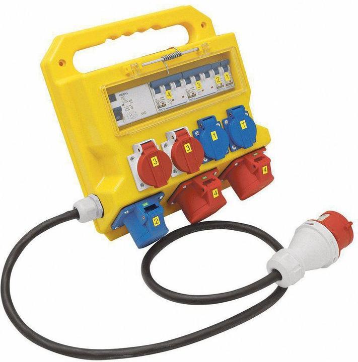 Actual product image Max Hauri Building site power distribution (CEE 7/3, CEE 16/3, CEE 16/5)