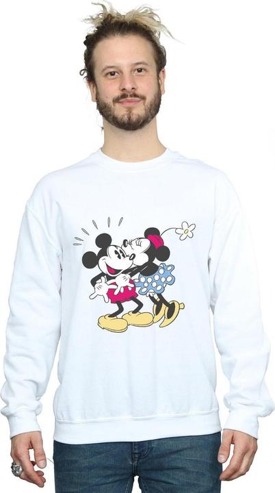 Immagine prodotto Disney Mickey And Minnie Mouse Kiss Felpa Uomo (L)