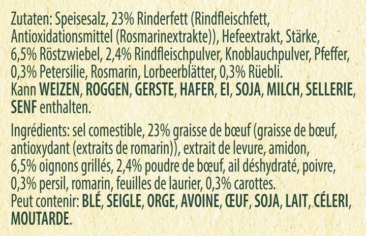 Nährwerte und Zutaten Knorr Bouillon (6500 ml)