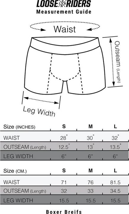 Image du produit Loose Riders Sport Boxer Brief (2-Pack Set) (S, lot de 2)