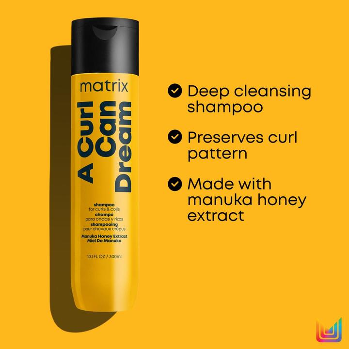 Image du produit Matrix Total Results A Curl Can Dream Shampoo For Curls & Coils - Shampooing - 300ml (300 ml, Shampoing liquide)