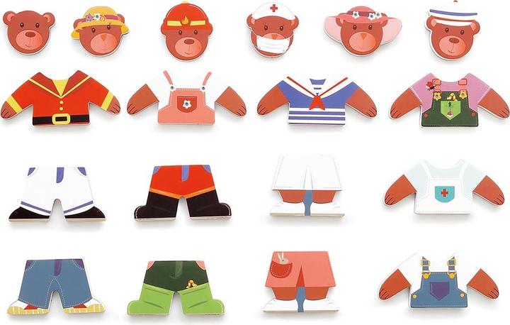 Actual product image Scratch Magnet game Bears (German)
