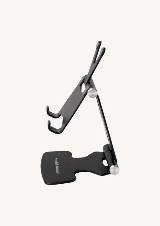 Actual product image Swedish Posture Ergonomic foldable aluminum table mount for smartphone