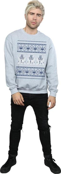 Immagine prodotto Star Wars Christmas R2-D2 Fair Isle Felpa Uomo (XL)