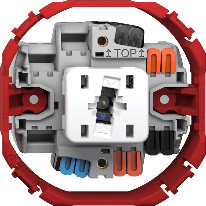 Feller Drucktaster mit LED blau, ARK, Edizio.Liv