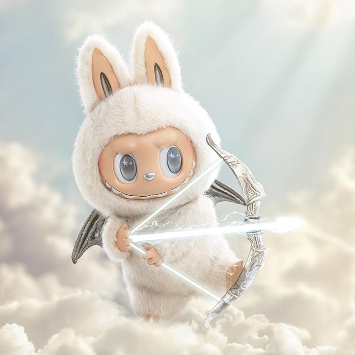 Actual product image Pop Mart THE MONSTERS - Labubu Angel in Cloud Vinyl Face Doll (58cm) (58 cm)