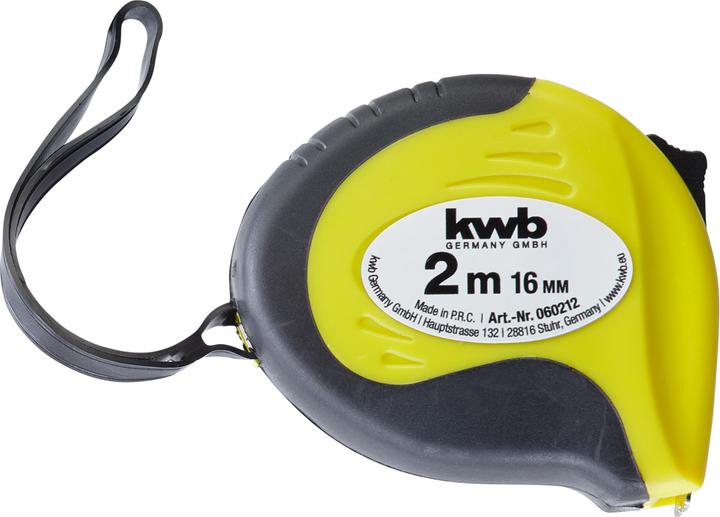 Actual product image kwb 060212 Measuring tape 2 m steel, plastic (2 m)