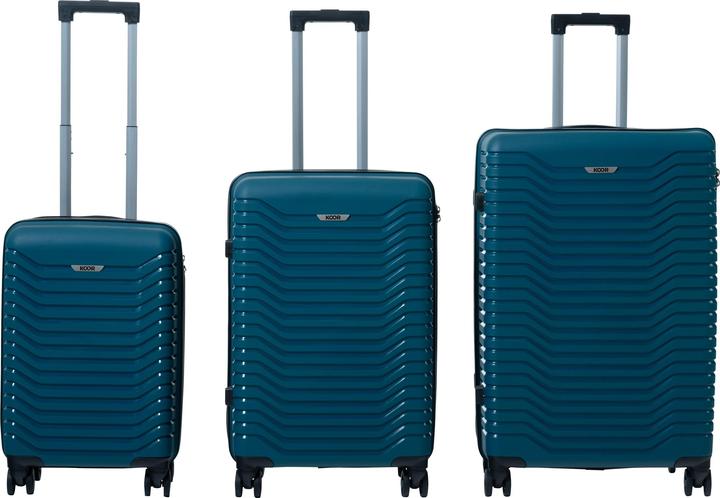 Actual product image Koor Reisekofferset Manila 3-teilig, Petrol, Kofferart (40 l)