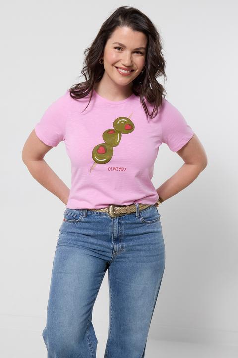 Produktbild Joe Browns Graphic Jersey Tee with Olive Print (50)