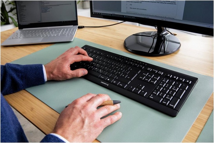 Actual product image CHERRY Desktop STREAM COMFORT Wireless (DE) black (DE, Wireless)