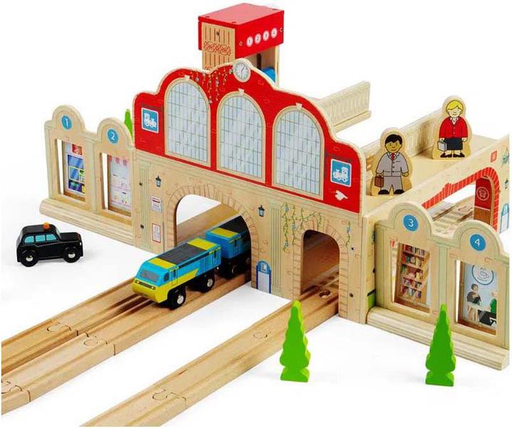 Produktbild Bigjigs Holzspielset „Grand Central Station“