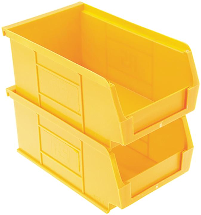 Produktbild RS PRO Stapelkästen gelb 101x167x76mm