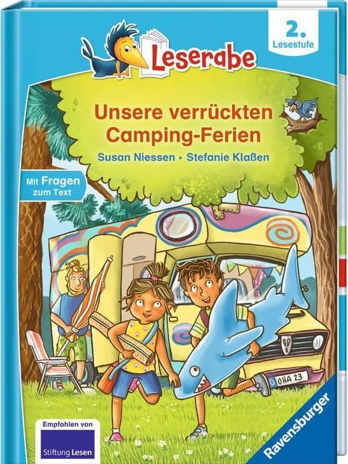 Produktbild Ravensburger Leserabe - 2. Lesestufe: Unsere verrückten Camping-Ferien (Deutsch, Stefanie Klassen, Susan Niessen, 2024)